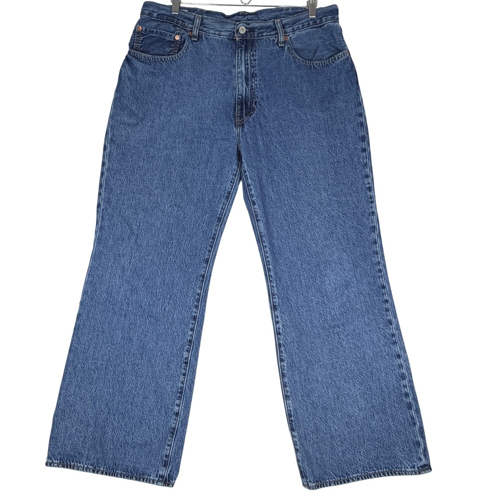Levis 567 Jeans Mens 38x30 Blue Loose Fit Baggy Wide Leg Denim
